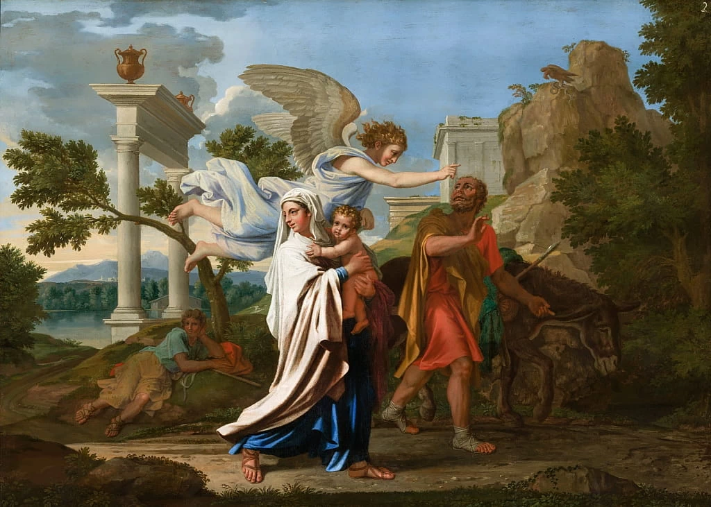 La fuga in Egitto - Musee des Beaux, Arts, Lyon